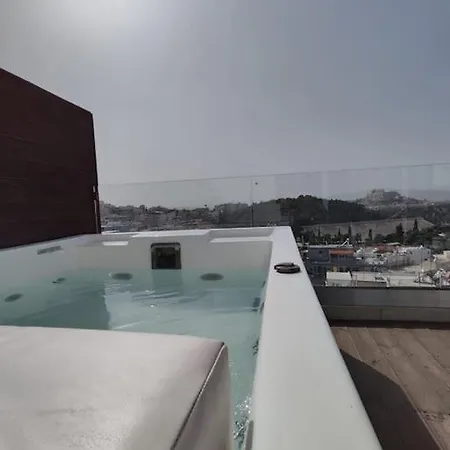 Panathenaic & Acropolis View - Jacuzzi Penthouse Apartment Athens